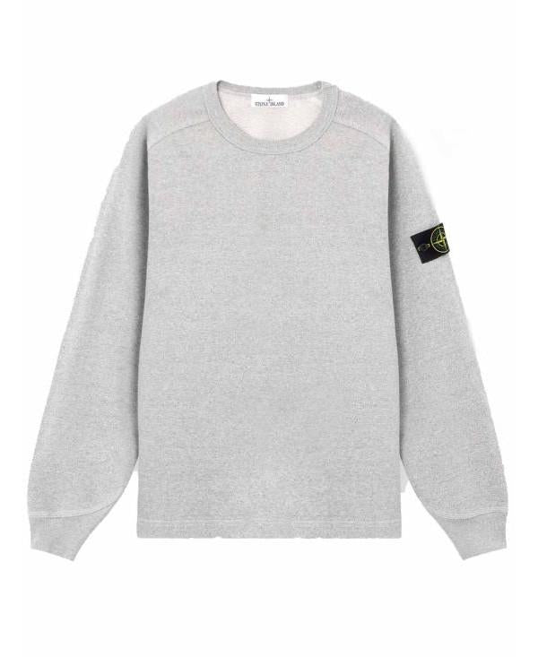 STONE ISLAND Melange Fleece Crewneck Sweatshirt