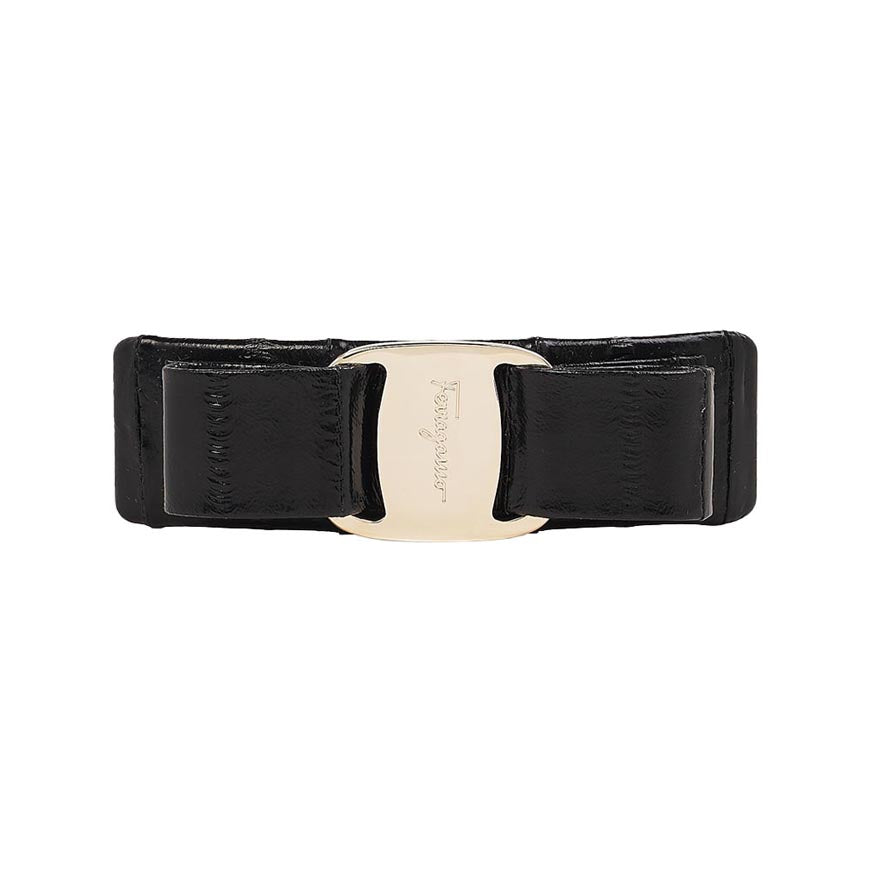 Ferragamo Women's Leather Vara Bow Hair Clip 0765266