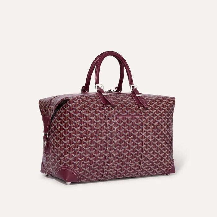 GOYARD Unisex Burgundy Bowling 45 Clutch Bag BOWLIN045 TY33 CL33P