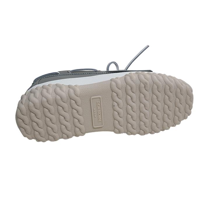 THOM BROWNE Molded Rubber Boat Shoes Navy Men’s Loafers