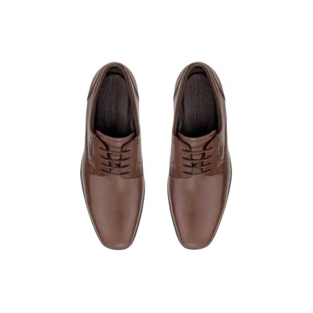 ecco Metroful Milan Brown Leather Derby Shoes for Men 523374 01667