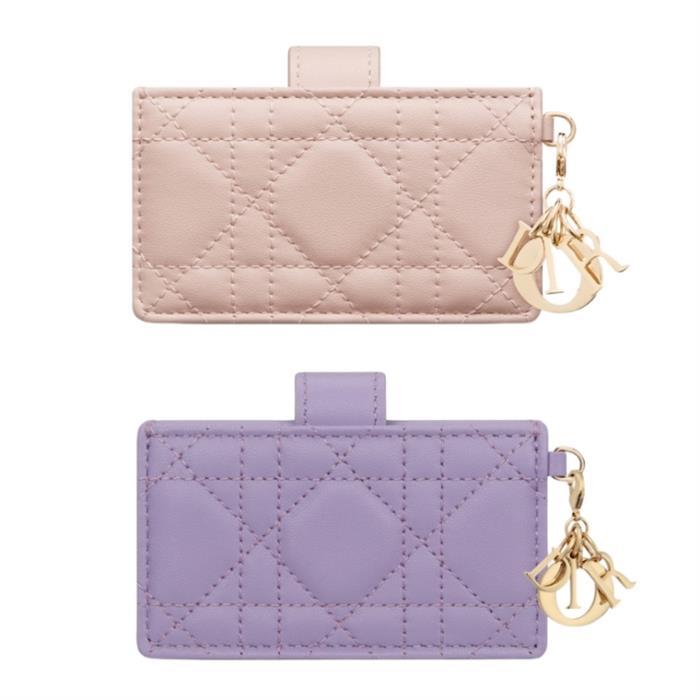 DIOR Lady Dior Jasmine Card Holder Wallet S0074ONMJ