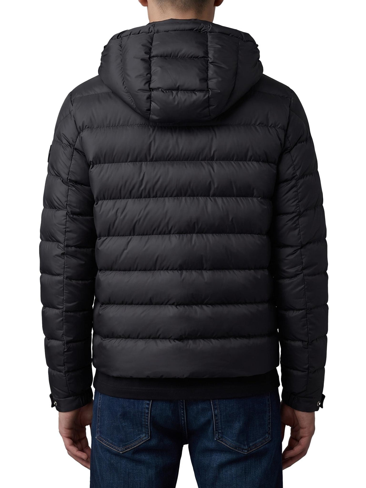 Moncler Black Down Puffer Jacket for Men