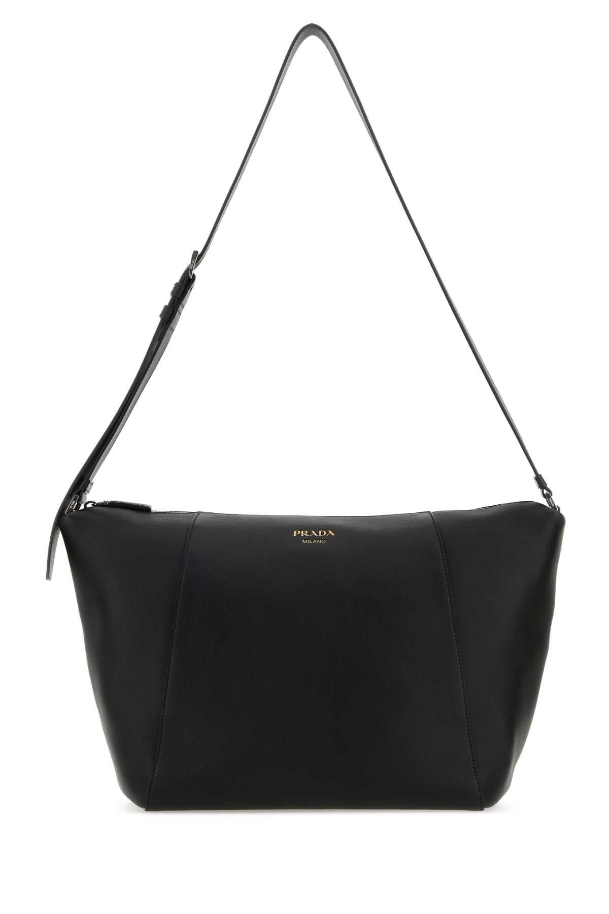 PRADA Black Nylon Crossbody Bag
