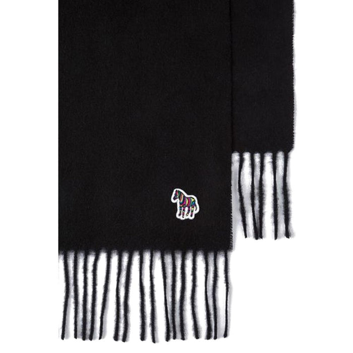 Paul Smith Zebra Logo Patch Wool Scarf M2A 150K JZEBRA 79