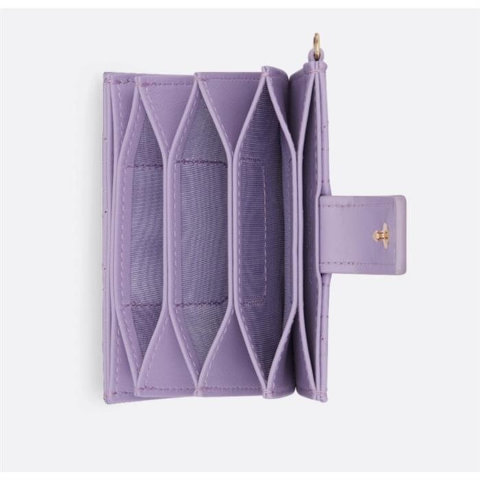 DIOR Lady Dior Jasmine Card Holder Wallet S0074ONMJ
