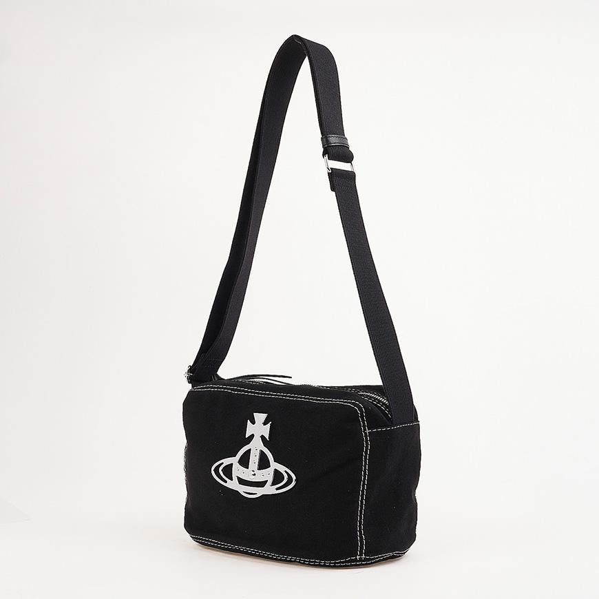Vivienne Westwood Jude Crossbody Bag Black Leather Women’s