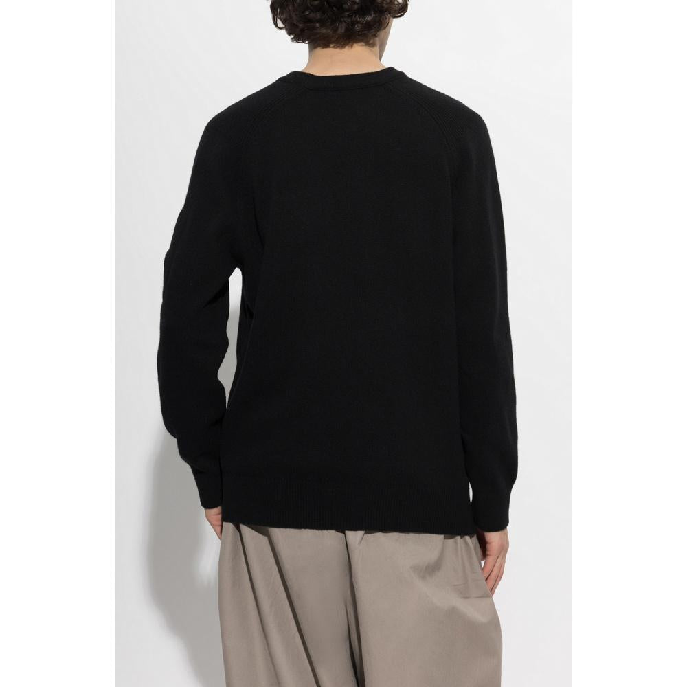 CP Company Lambswool Crewneck Sweater Men Black
