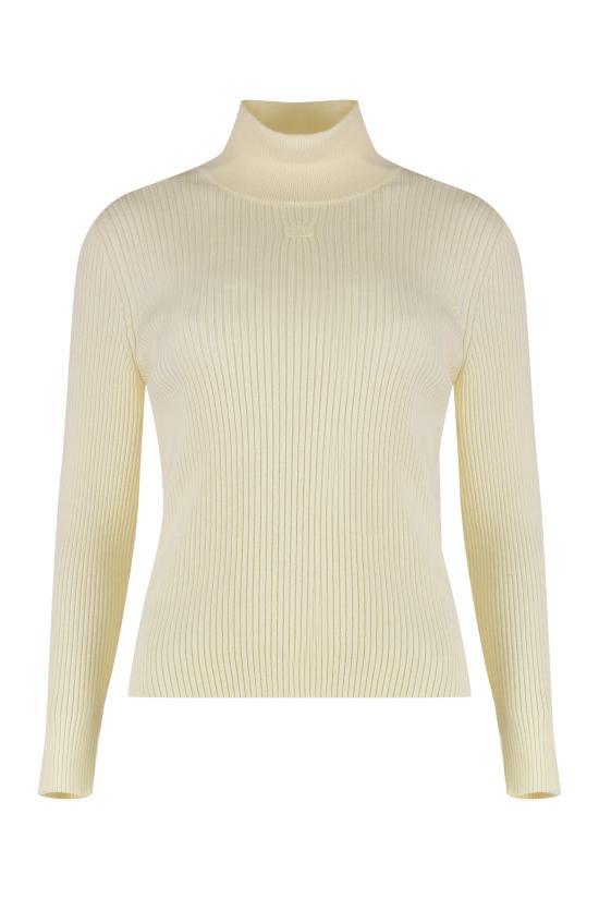 CELINE Triomphe Wool Turtleneck Sweater Top 2ADRF861Z 01OW