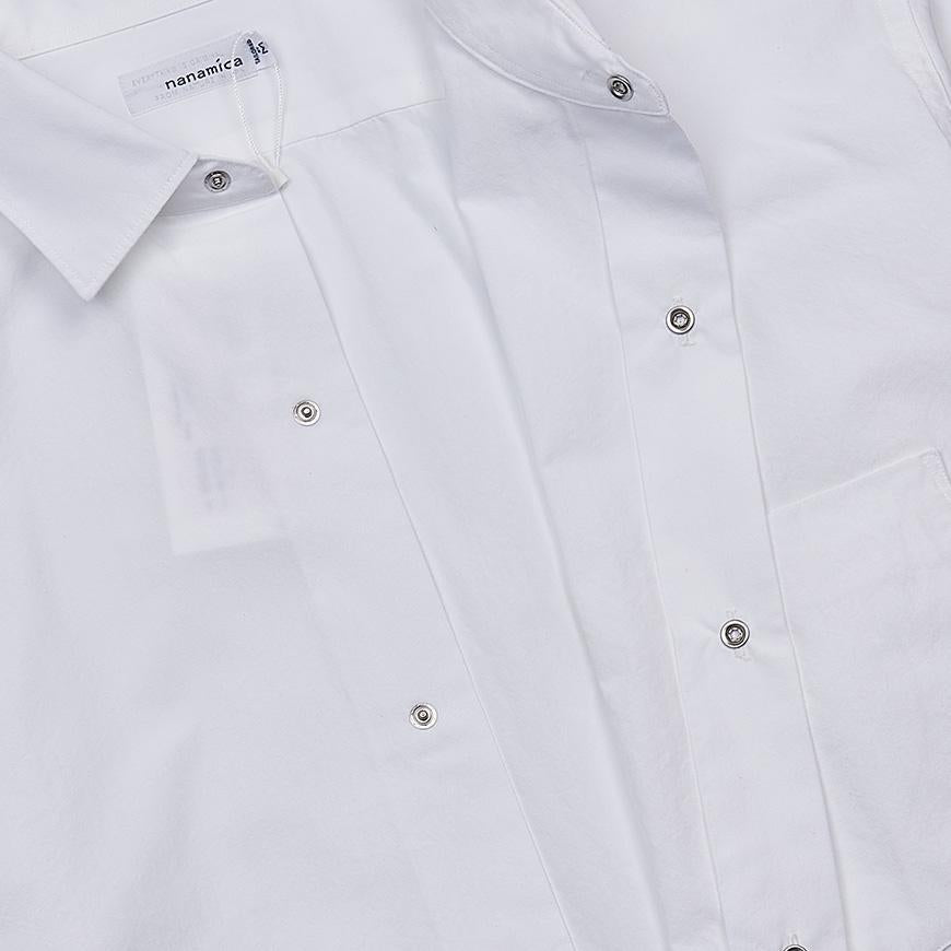 nanamica Men’s Regular Wind Long Sleeve Shirt SUGS405E OW