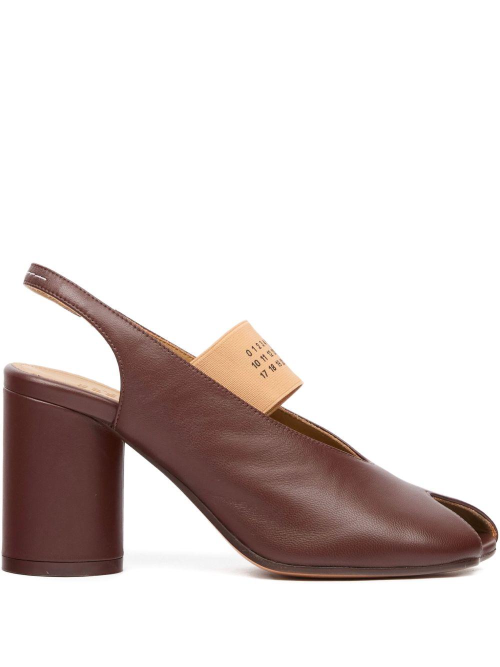 Maison Margiela Brown Leather Strappy Sandals