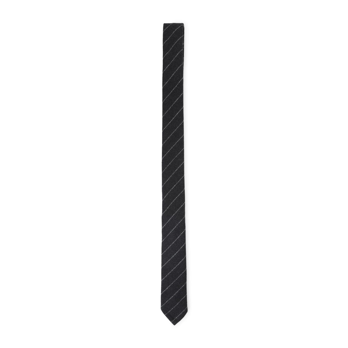THOM BROWNE Silk Stripe Tie Navy Men’s Accessory