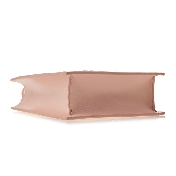 Ferragamo Gancini Mini Shoulder Bag Pink White Tote 0771813
