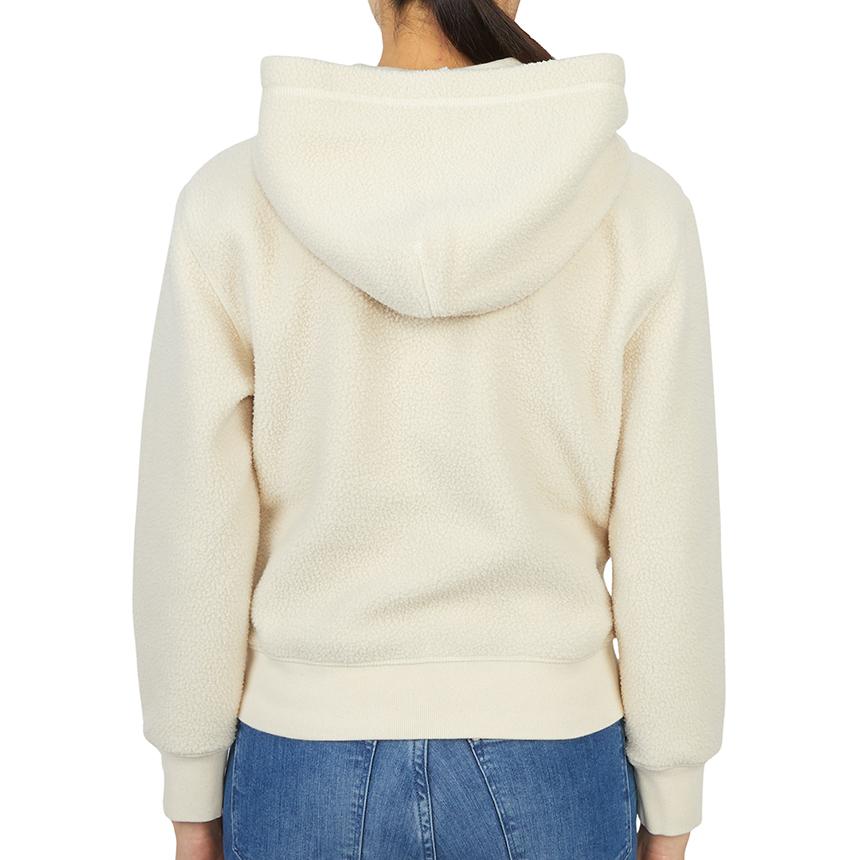 SPORTY&RICH Women’s Cream Hoodie Sweatshirt