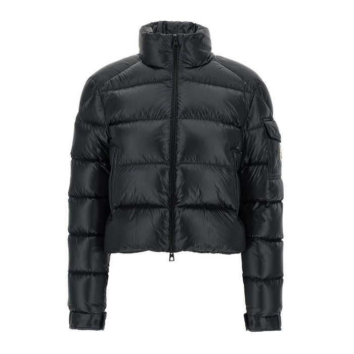 Moncler Black PETRA Logo Patch Down Puffer Jacket 1A00032 596XE 999