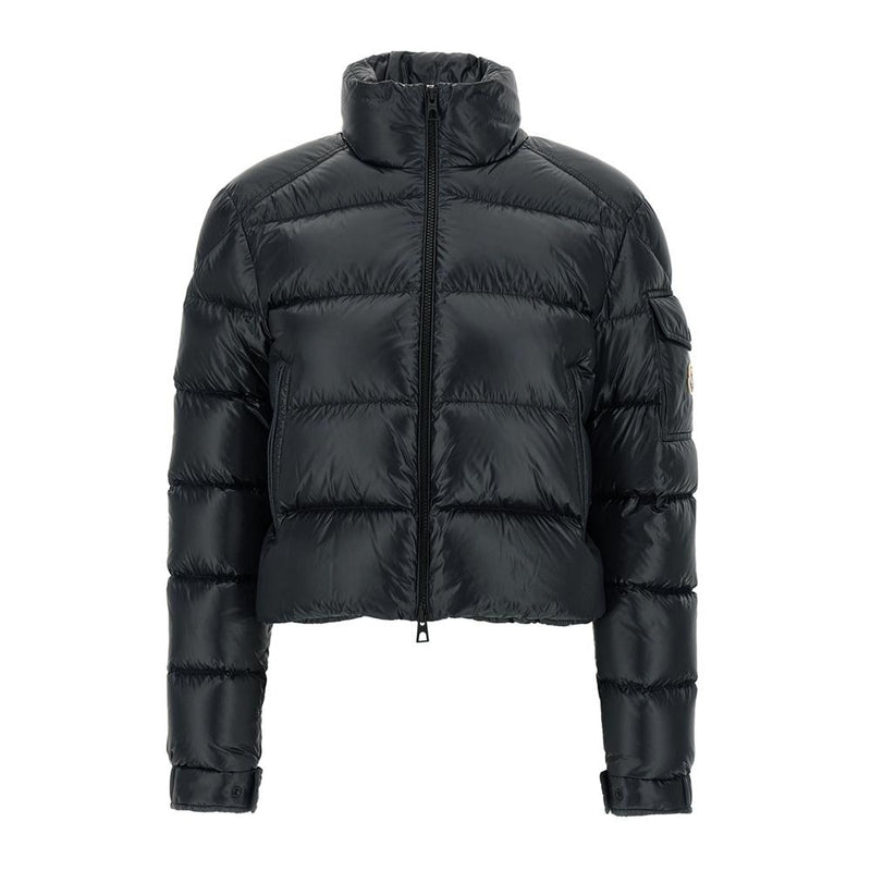 Moncler Black PETRA Logo Patch Down Puffer Jacket 1A00032 596XE 999