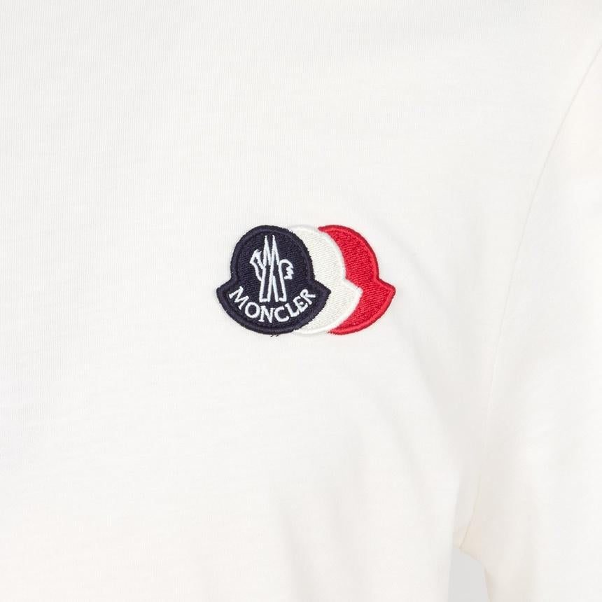 Moncler Men’s Short Sleeve T-Shirt White Cotton