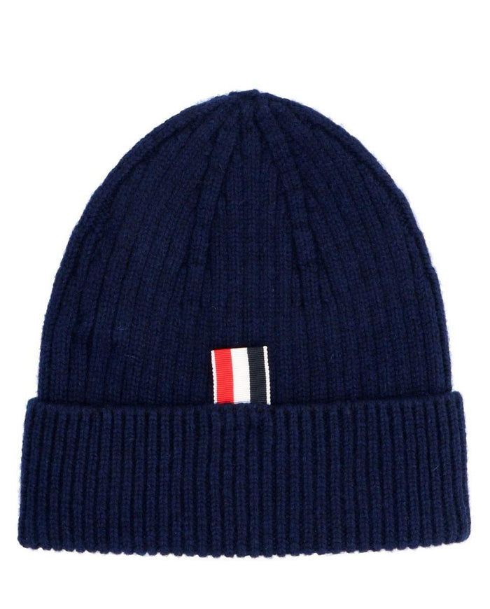 THOM BROWNE Diagonal Stripe Cashmere Beanie MKH009A 00011 415