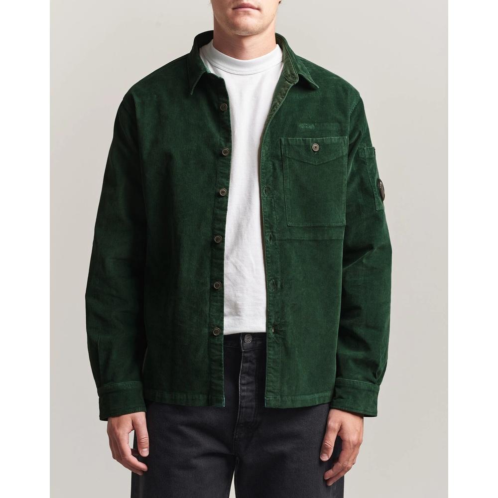 CP Company Lens Corduroy Long Sleeve Shirt for Men