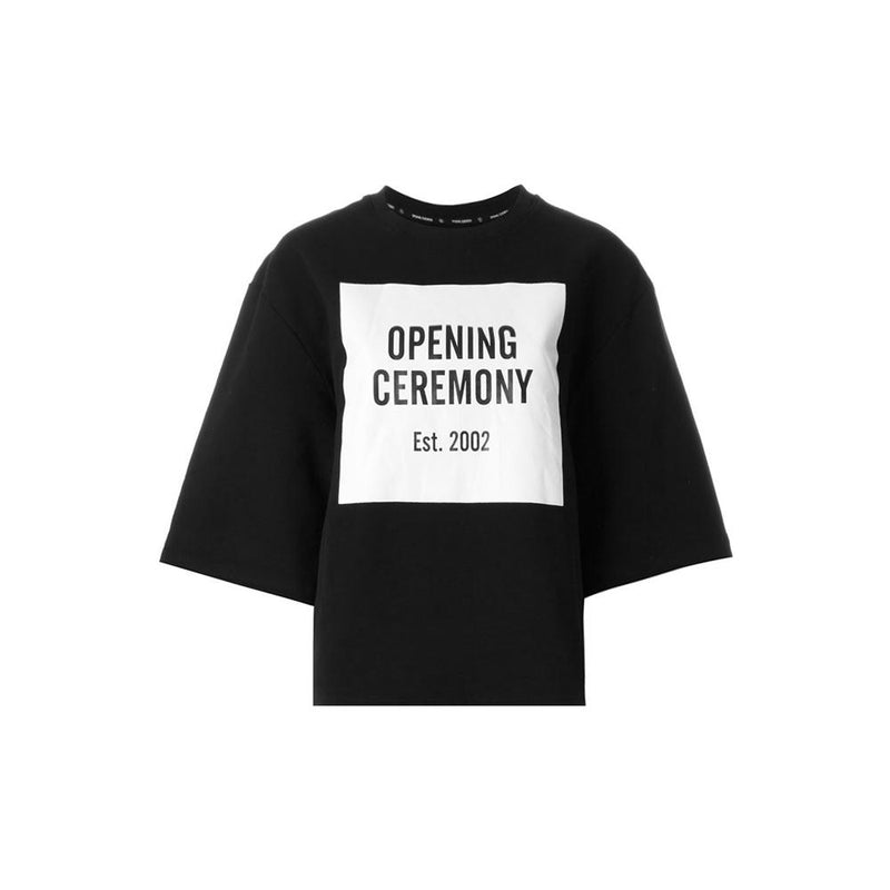 Opening Ceremony Black Fleece Cutoff Box Logo Women’s T-Shirt