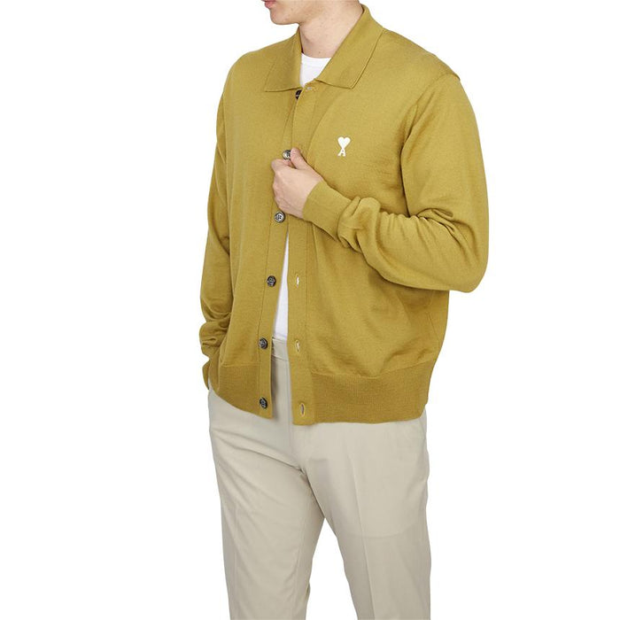 AMI Men’s Collar Cardigan HKC221 KN0025 202