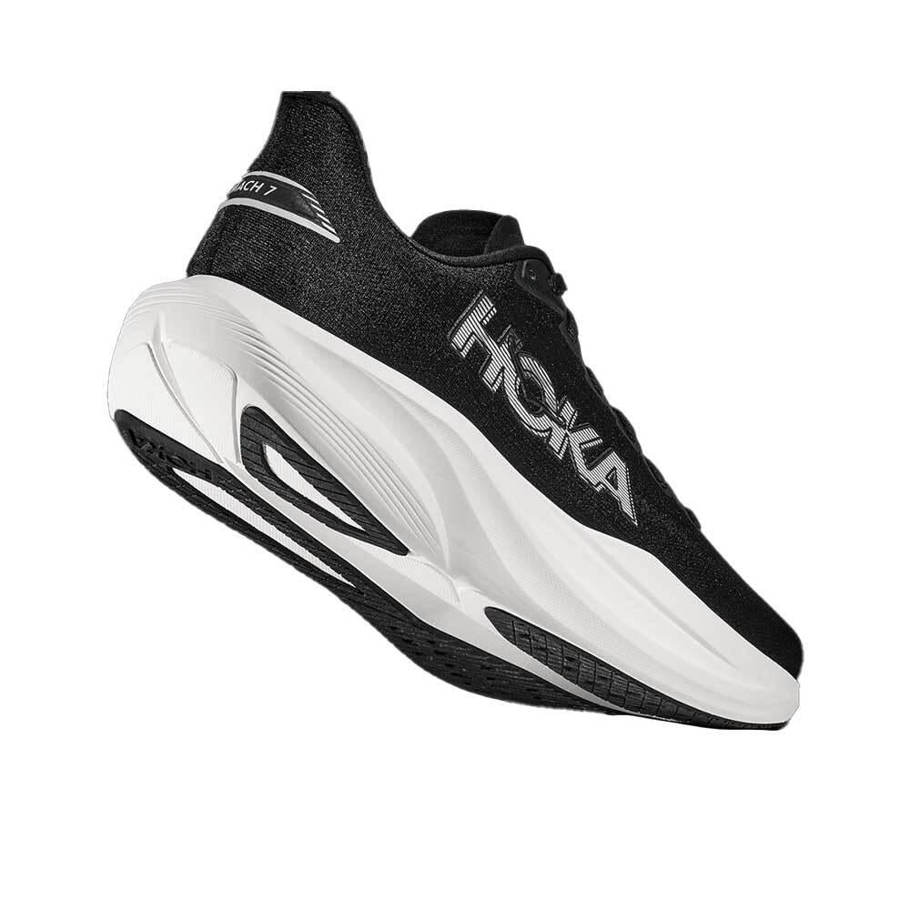 HOKA Mach 7 Running Shoes Men’s White Low-Top Sneakers 1171904 BWHT