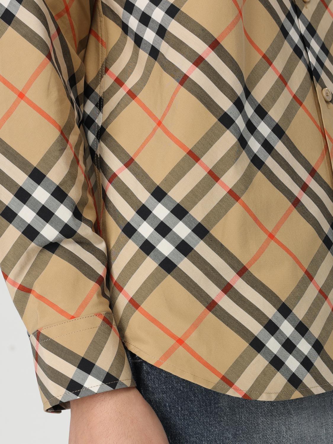 BURBERRY Long Sleeve Button-Up Shirt