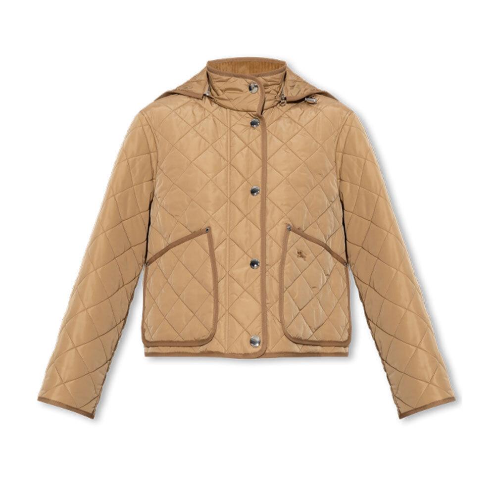 BURBERRY Quilted Cropped Diamond Jacket for Women