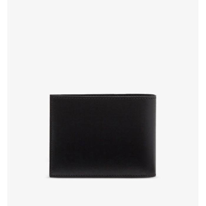 Ferragamo Classic Black Leather Bifold Wallet for Men