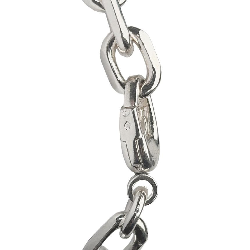 GUCCI Interlocking Silver Bracelet 620798 J8400 8106