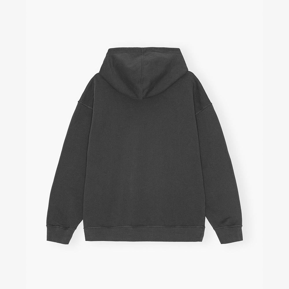 GANNI Black Cherry Print Oversized Hoodie T4285 252