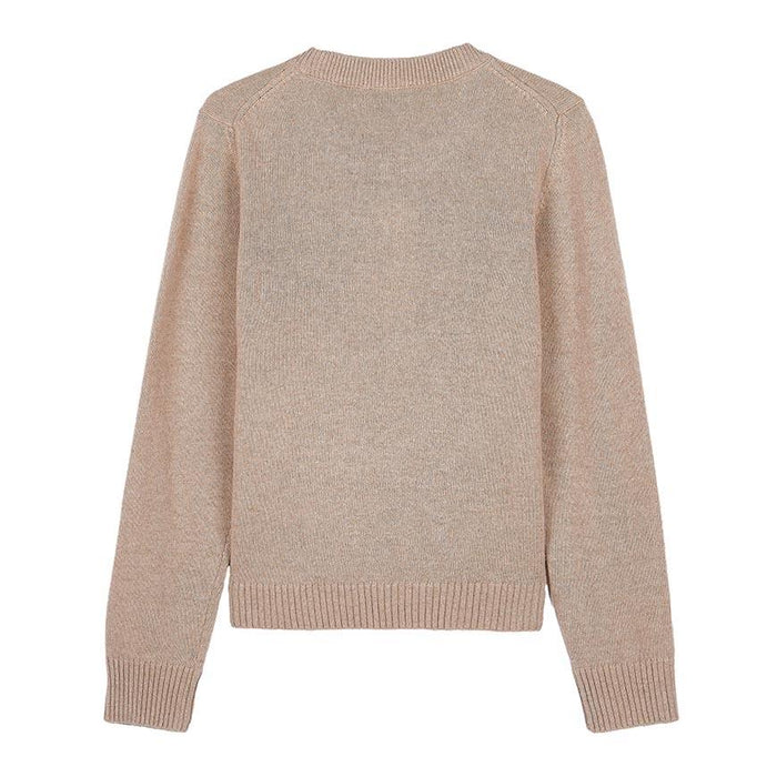 GANNI Women’s Graphic Wool Crewneck Sweater