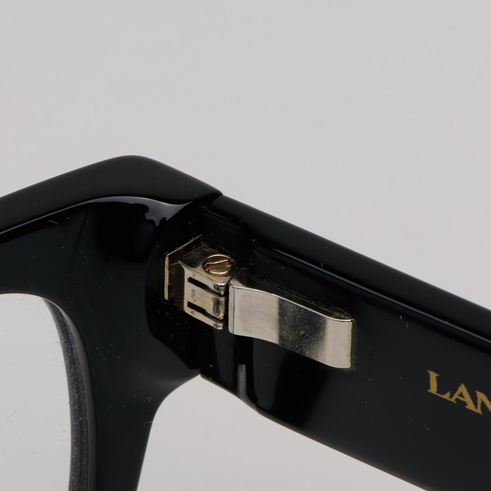 Lanvin Black Acetate Thick-Rim Eyeglass Frames Unisex LNV2601 001