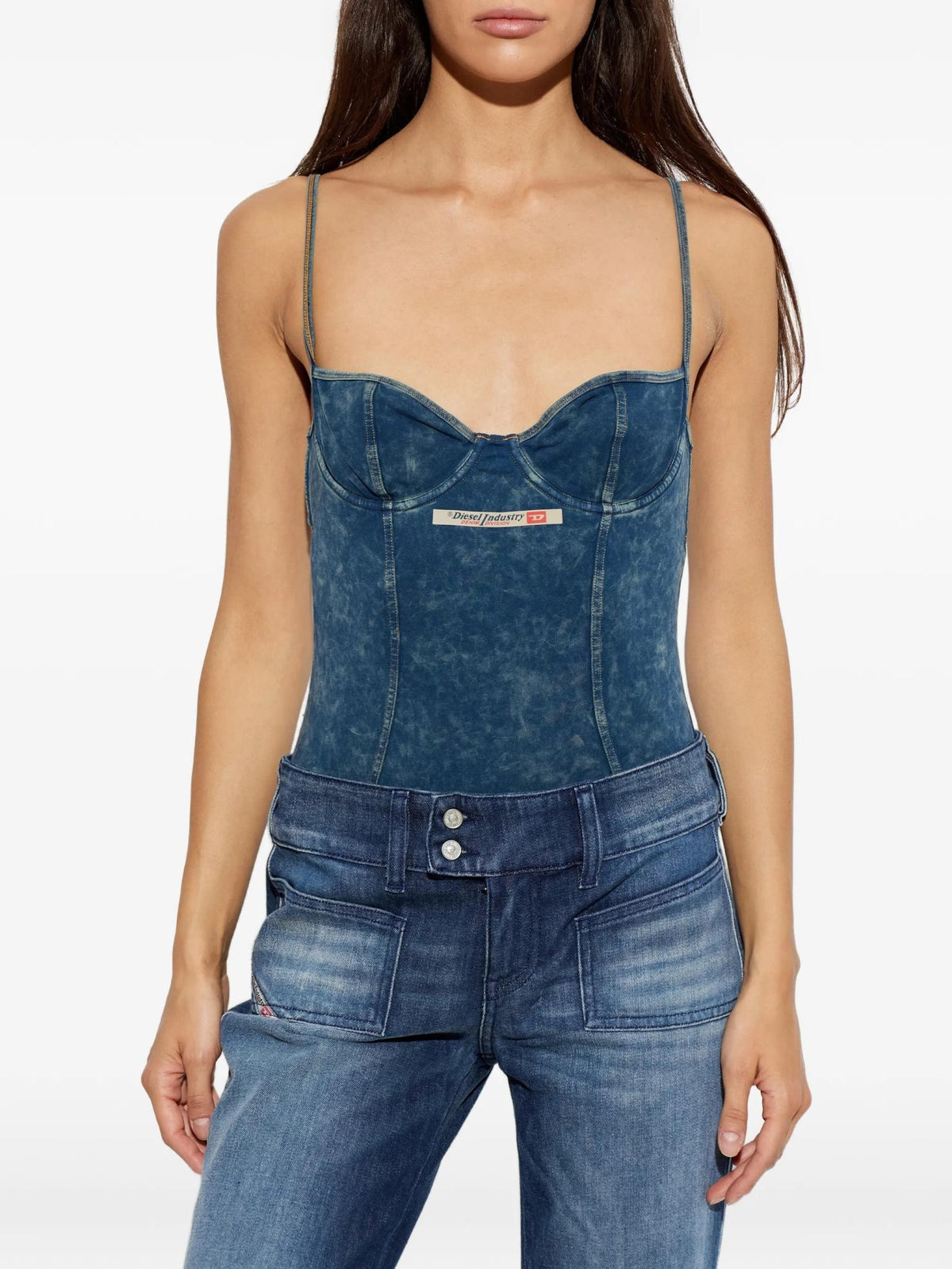 DIESEL Black Monokini One-Piece Swimsuit