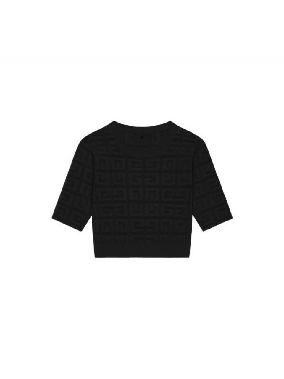 GIVENCHY 4G Jacquard Crop Sweater