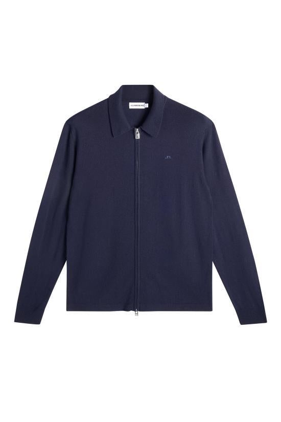 J LINDEBERG Men’s Knit Cardigan BMKW157806855 JL NAVY DOM