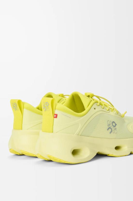 LOEWE Lime Green Leather Sneakers M929282 X384280