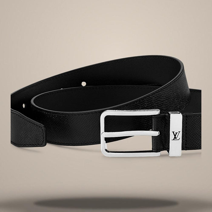 Louis Vuitton Pont Neuf Taiga Leather 35mm Men's Belt M8201