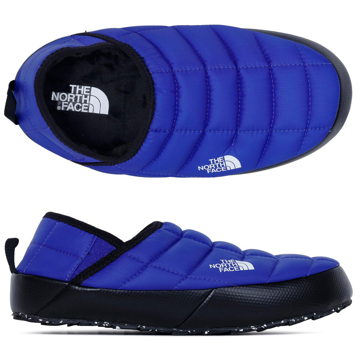 The North Face Blue/White ThermoBall Traction Padded Mules Sandals NF0A3UZN G78
