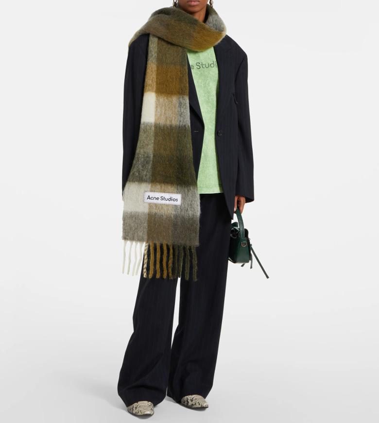 Acne Studios Vallie Alpaca Wool Scarf Muffler