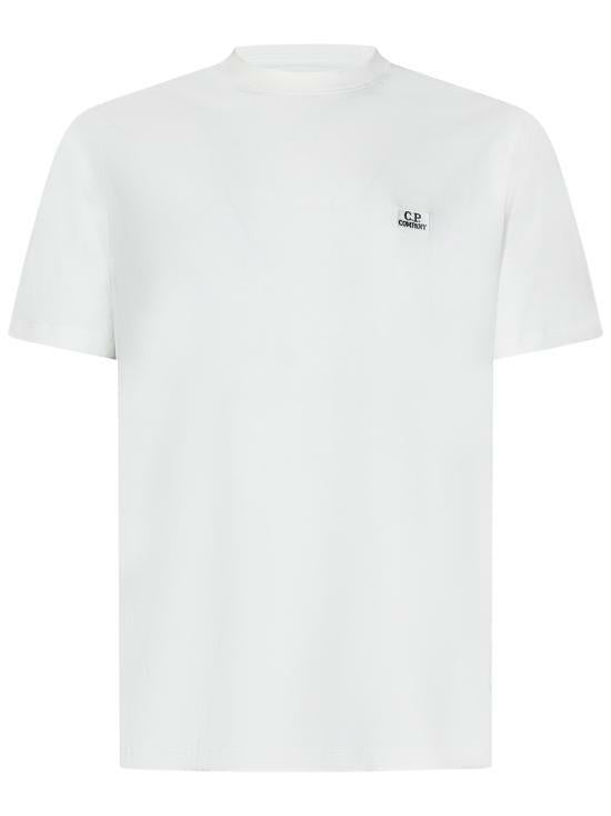 CP Company Jersey Logo Patch Short Sleeve T-Shirt White Men