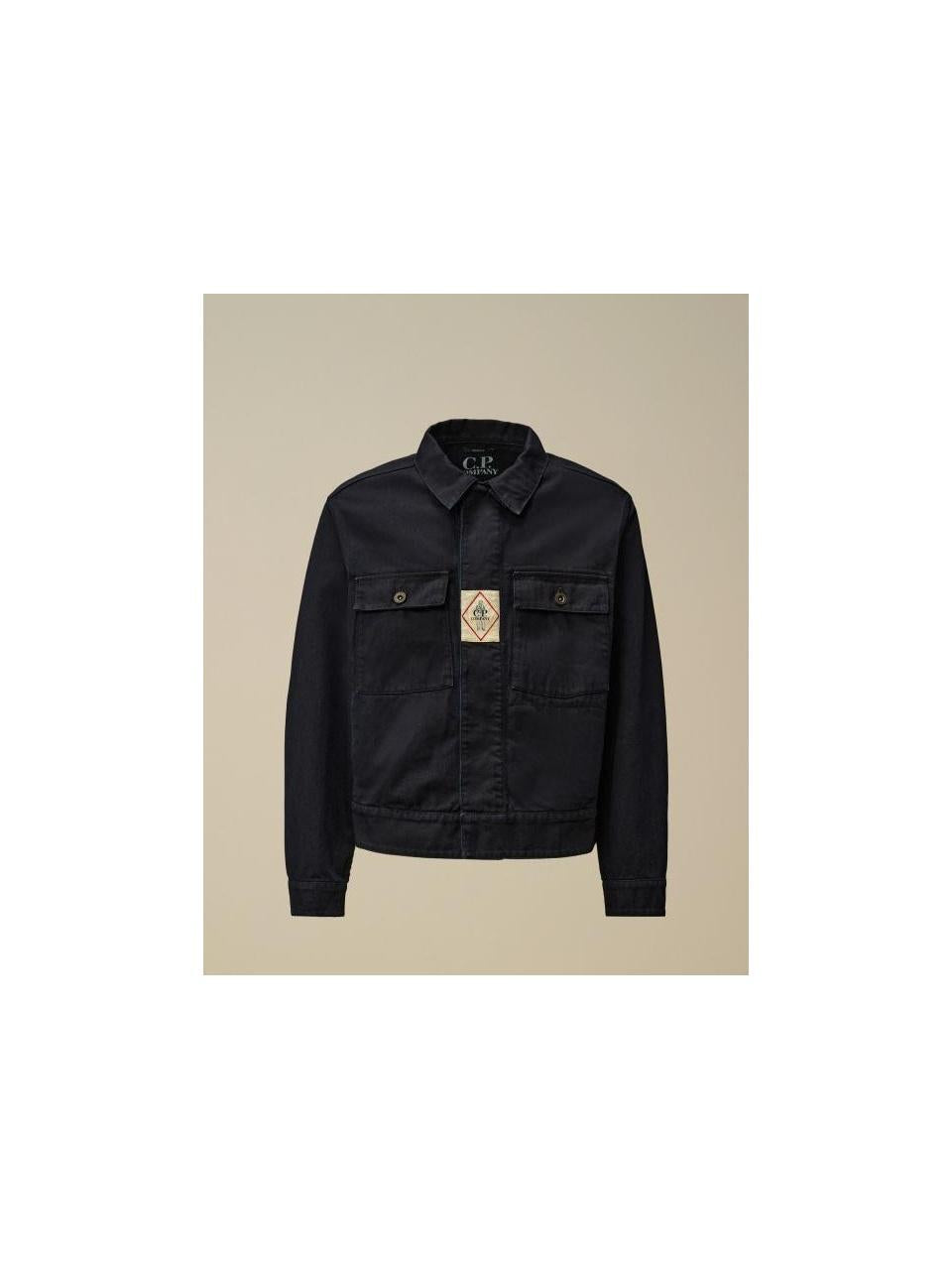 CP Company 34 Plated Denim Short Jacket 19CMOW147A 110466W D08