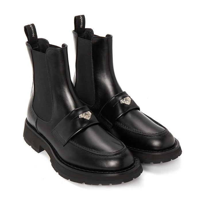 Alexander Mcqueen Men's Punk Combat Boots 727823 WHSWE 1081
