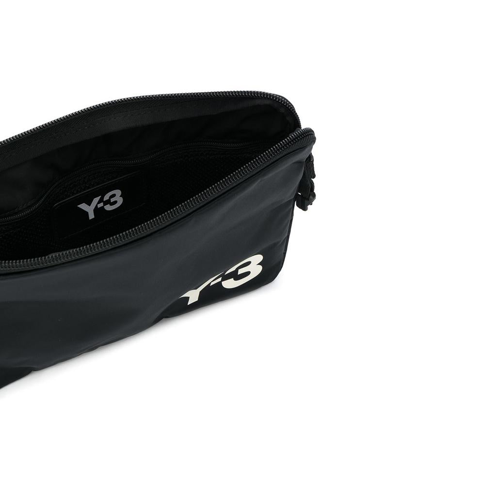Y-3 Signature Logo Black Clutch Bag