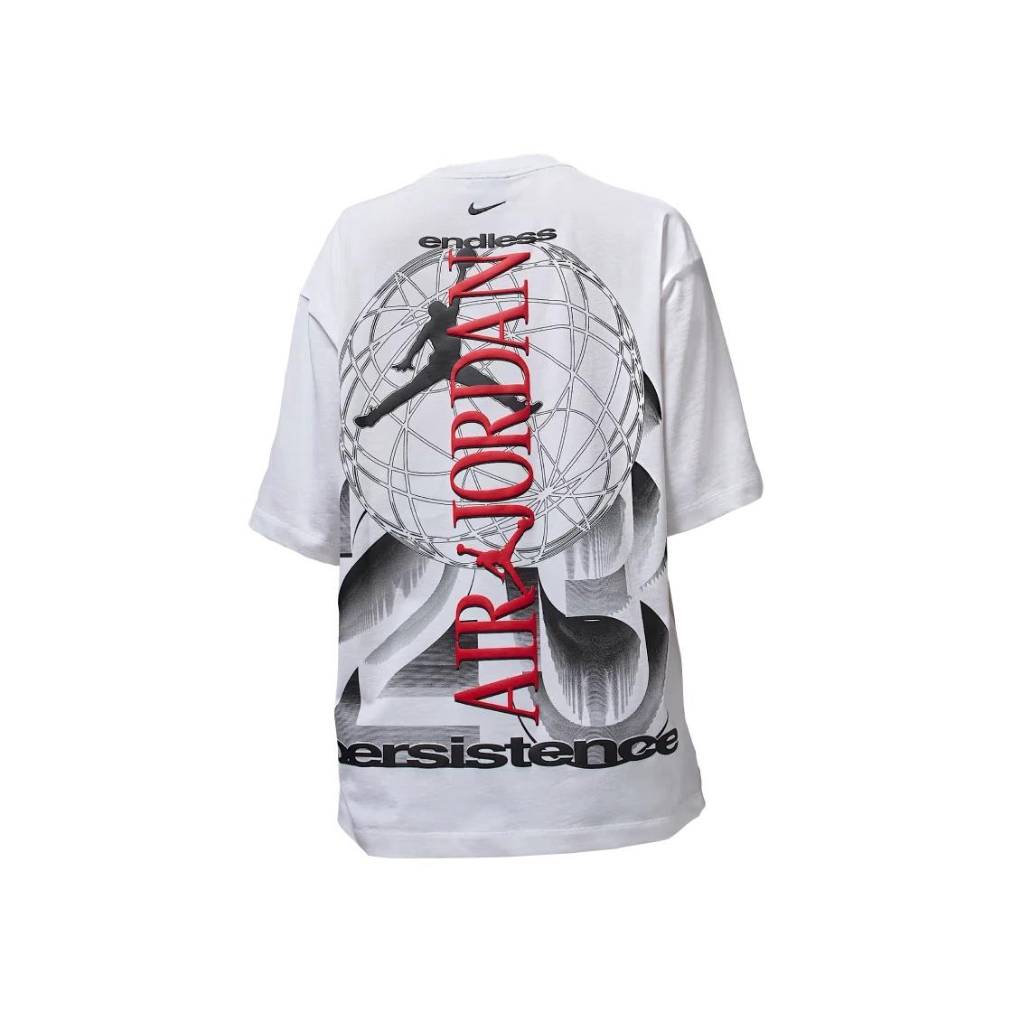 Nike Jordan Seoul Short-Sleeve T-Shirt White Varsity Red IB9106 100