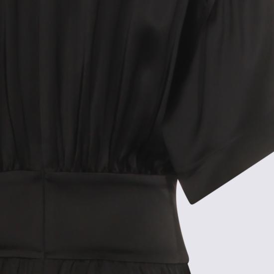 Toteme Black Midi Dress 261WRD 0330 FB0546