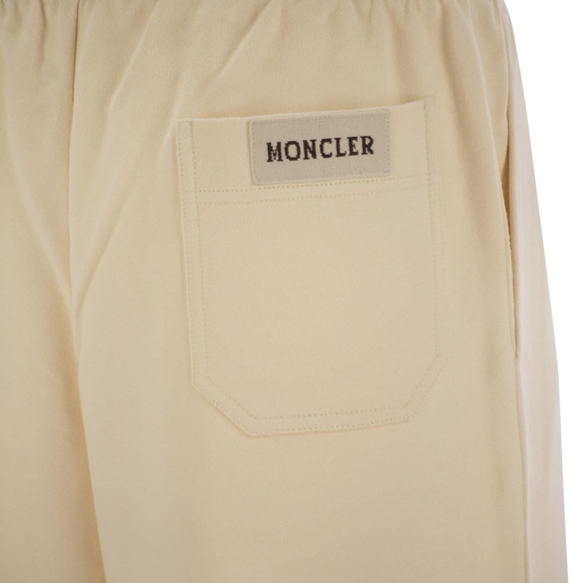 Moncler Black Cropped Trousers Women’s Pants