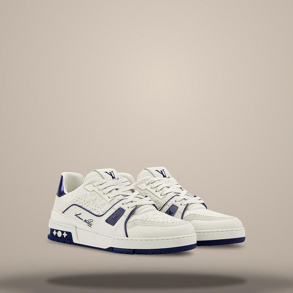 Louis Vuitton LV Trainer Men's Low-Top Sneakers Navy Blue