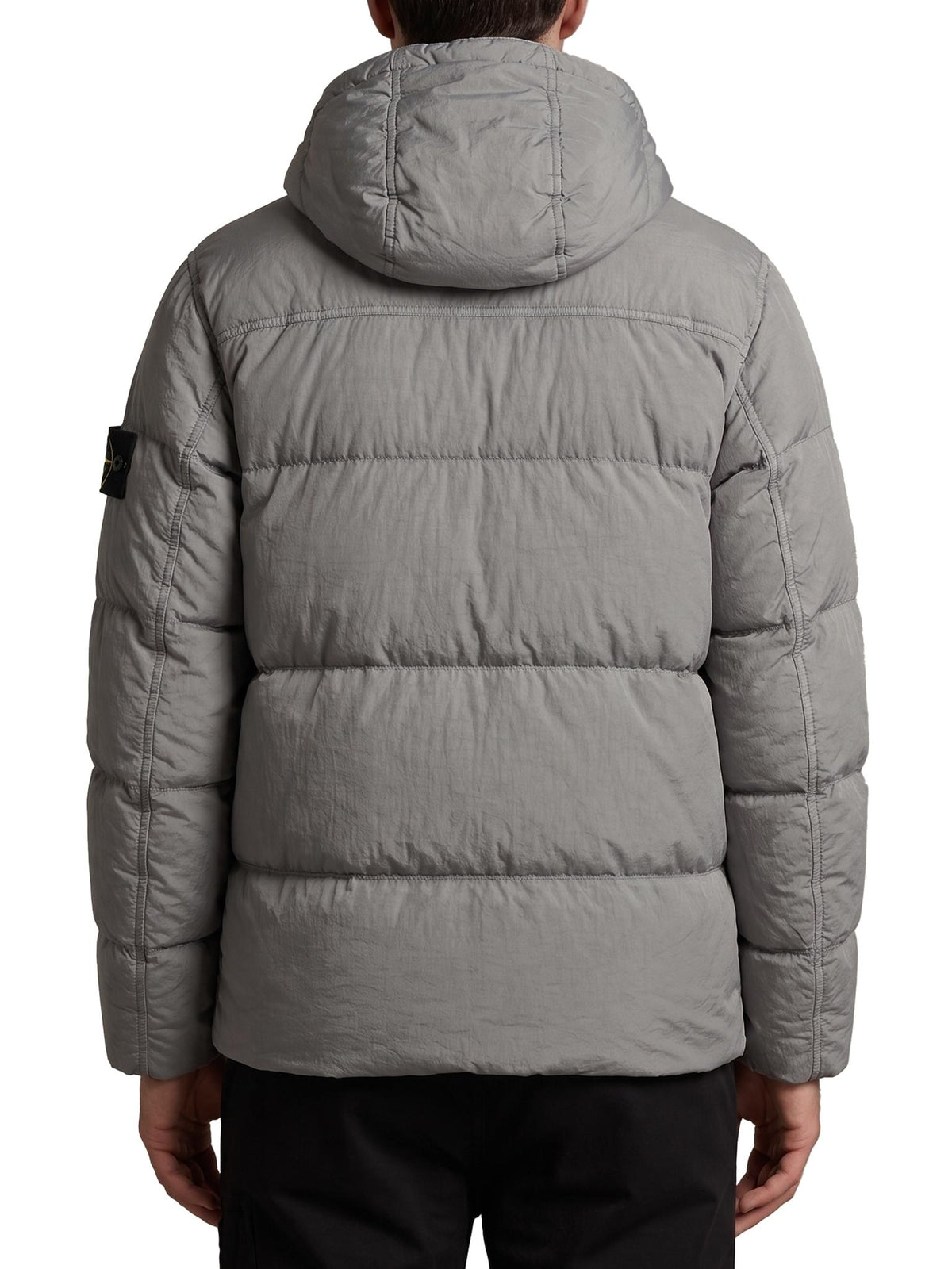 STONE ISLAND Green Nylon Down Puffer Jacket for Men