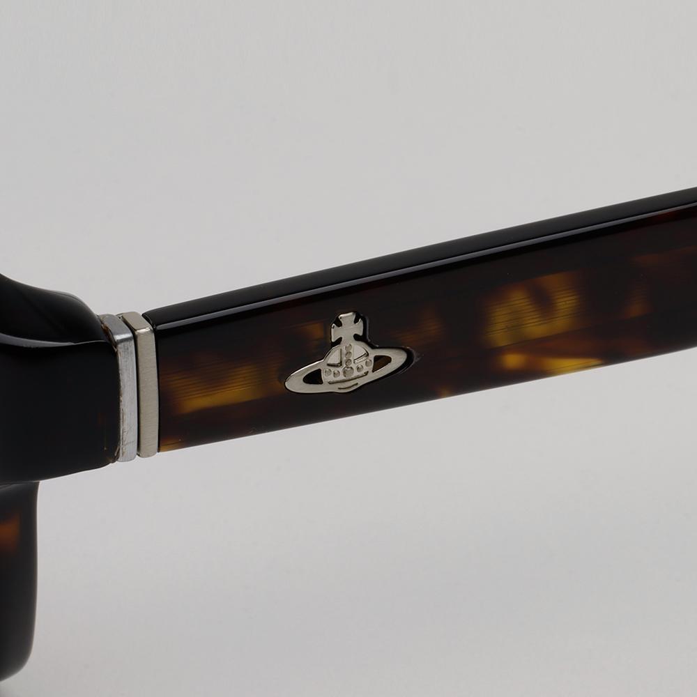 Vivienne Westwood Tortoise Acetate Square Sunglasses Unisex VW5025 100